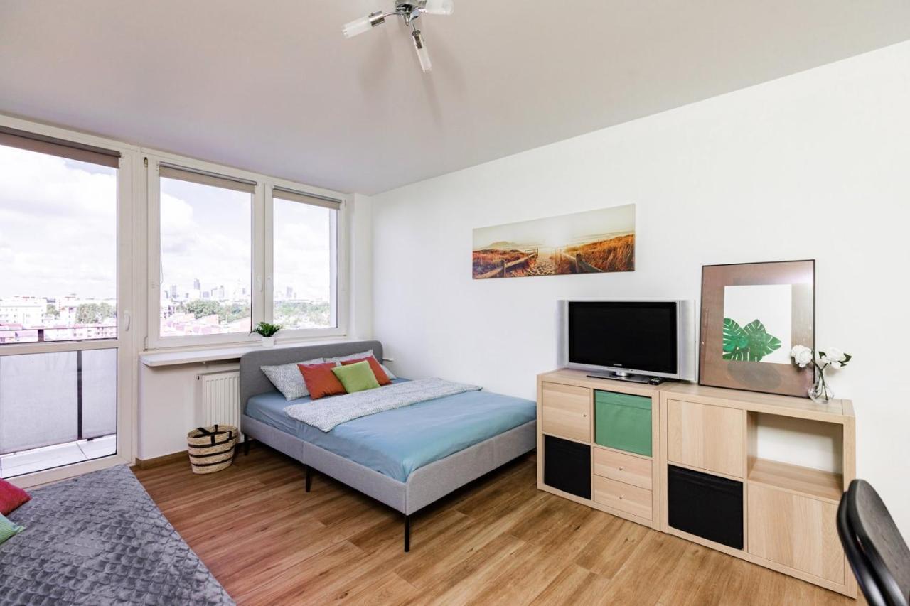 Superapart Saska 48A, Sleek 6Th-Floor Studio With Balcony & Elevator Access Warsaw Ngoại thất bức ảnh