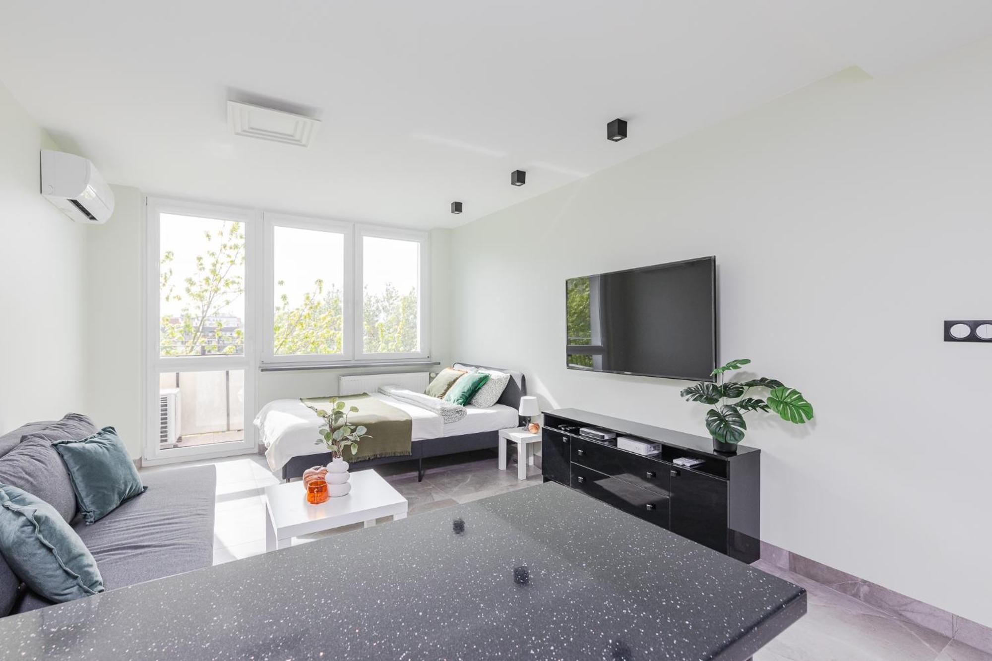 Superapart Saska 48A, Sleek 6Th-Floor Studio With Balcony & Elevator Access Warsaw Ngoại thất bức ảnh